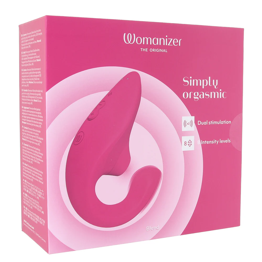 Womanizer Blend Dual Stimulator in Pink — вибратор